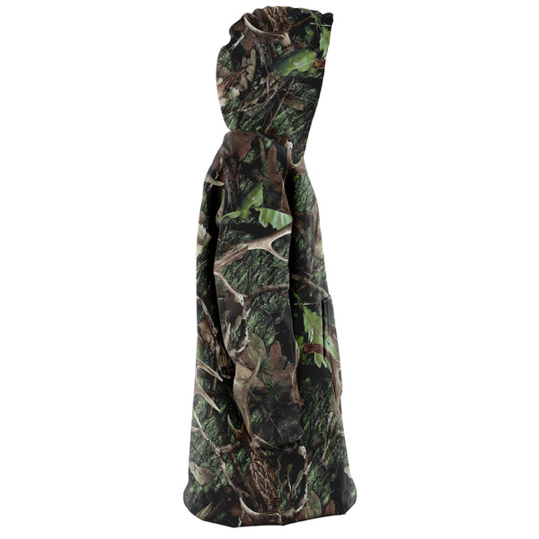Green Hunting Camouflage Snug Hoodie AOP - Christmas/Halloween Gift