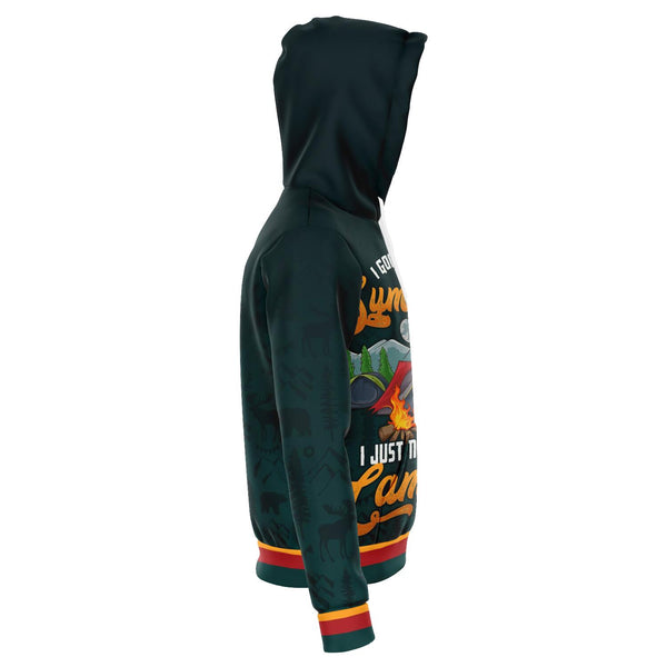 I Just Need To Go Camping Christmas Athletic Hoodie