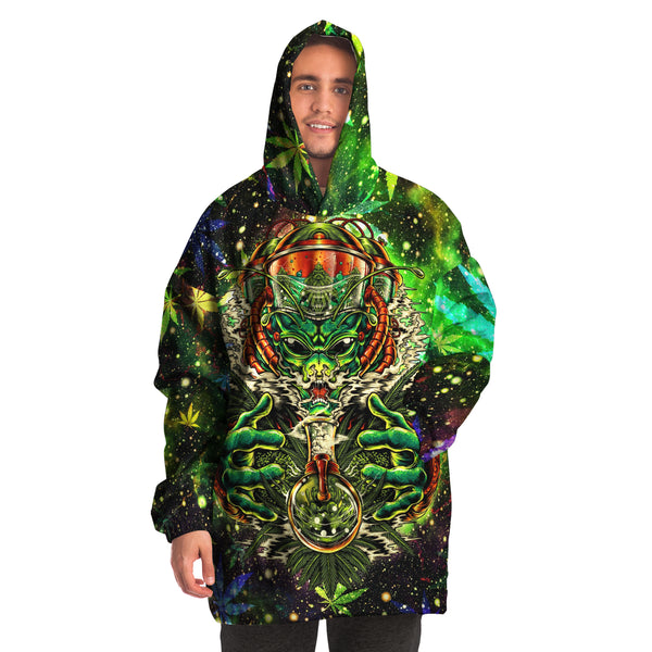Cannabeast Snug Hoodie AOP - Christmas Gift for Men and Women