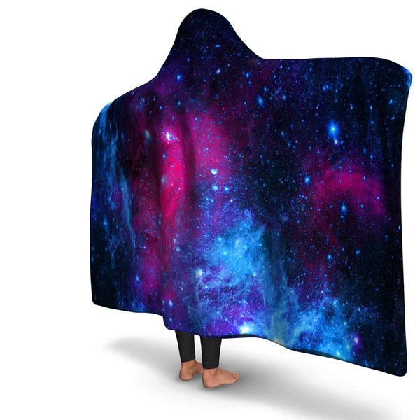 Galaxy Amazing Hooded Blanket AOP - Christmas/Halloween Gift for Space Lovers