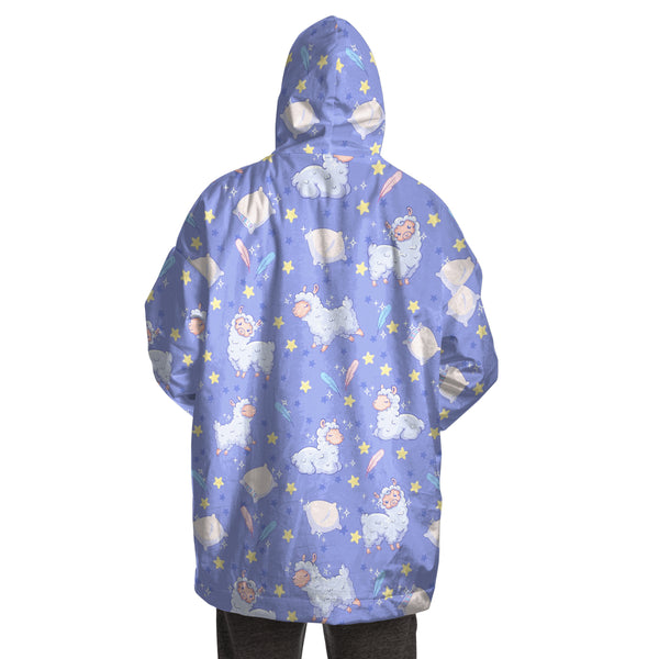 Sleeping Sheep Snug Hoodie AOP - Christmas/Halloween Gift