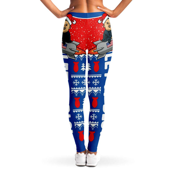LET IT BLOW premium leggings for christmas-Ugly Xmas Gift