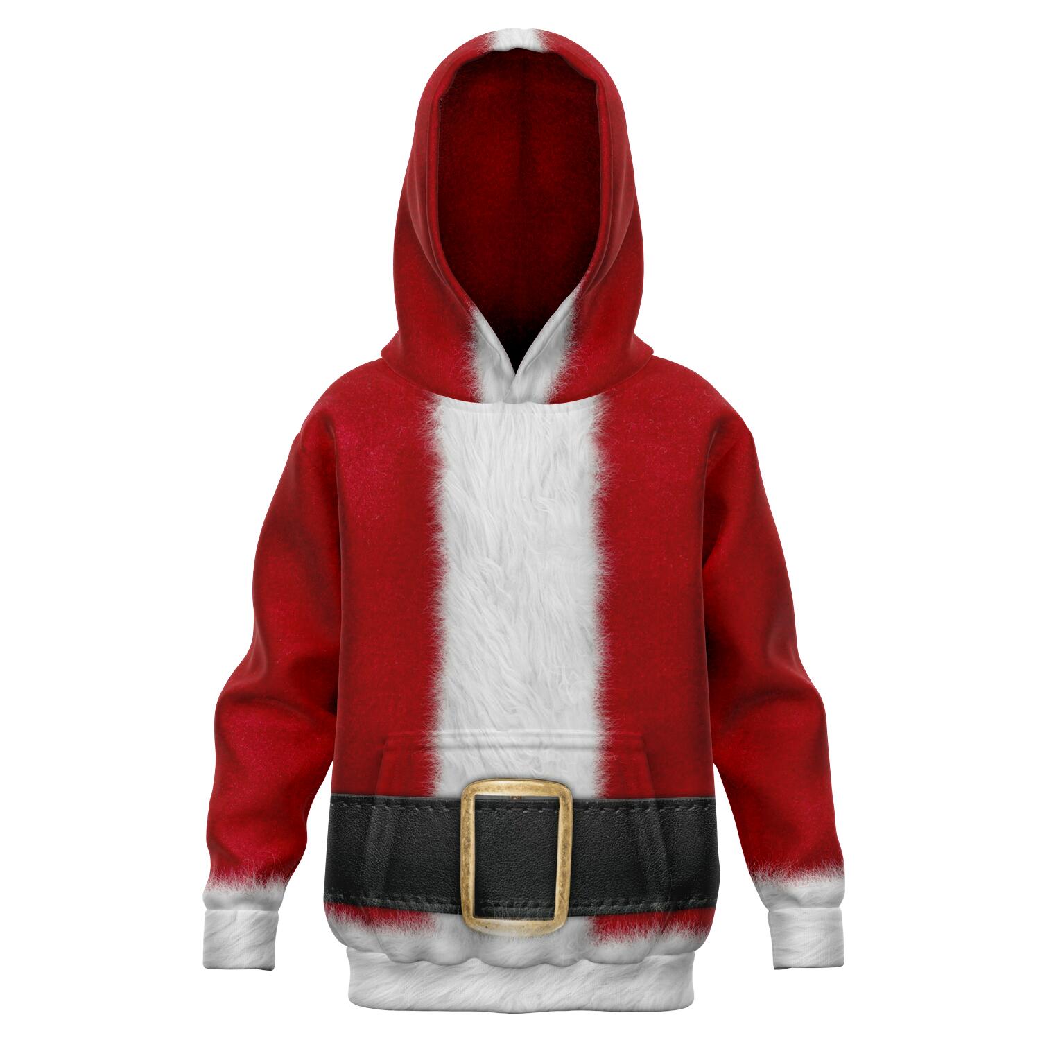 Santa Ugly Xmas Design - Fashion Kids Hoodie