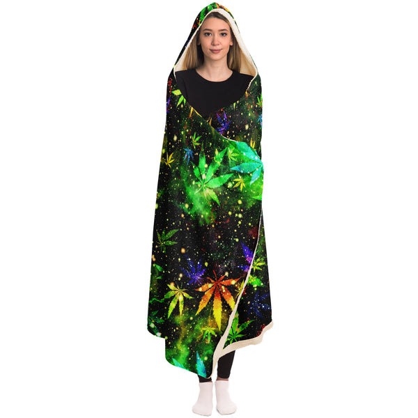 Cannabeast Hooded Blanket AOP - Christmas Gift for Men and Women
