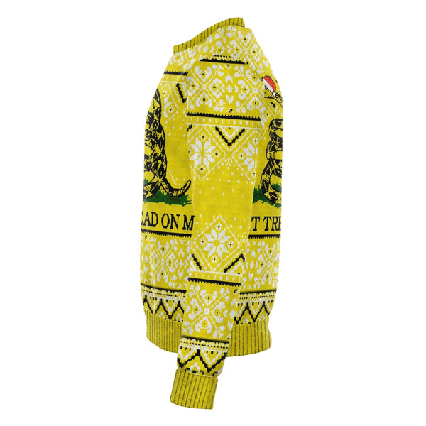 Dont Tread On Me 2nd Amendment Ugly Xmas AOP Design USA - Christmas/Halloween Gift