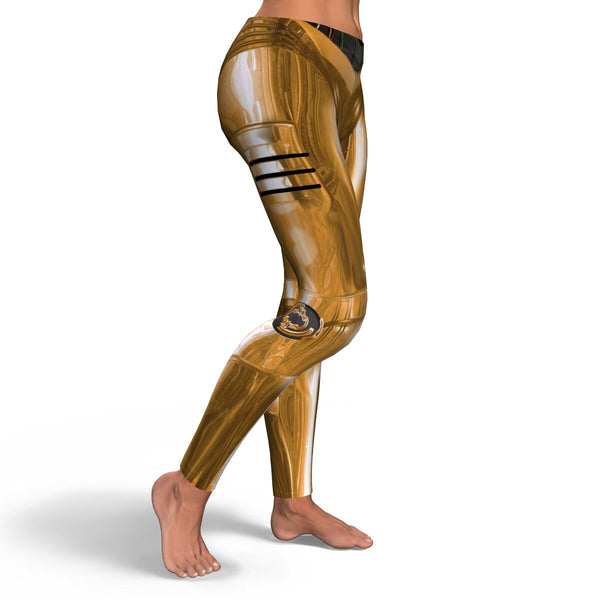 Android AOP Leggings Android Robot Sci-Fi Design - Christmas/Halloween Gift
