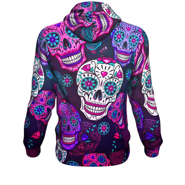 Calavera Sugar Skull Hoodie AOP - Christmas/Halloween Gift