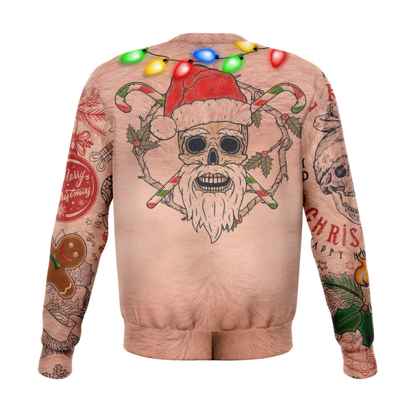 Funny Topless Fashion Ugly Sweatshirt AOP - Xmas Gift
