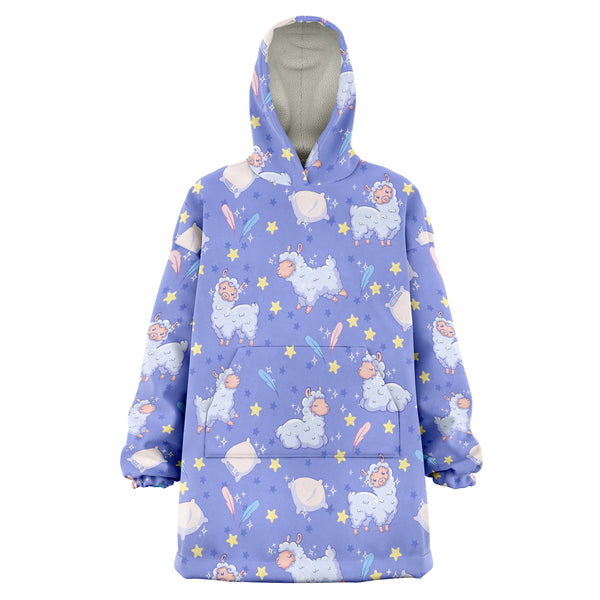 Sleeping Sheep Snug Hoodie AOP - Christmas/Halloween Gift