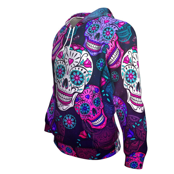 Calavera Sugar Skull Hoodie AOP - Christmas/Halloween Gift