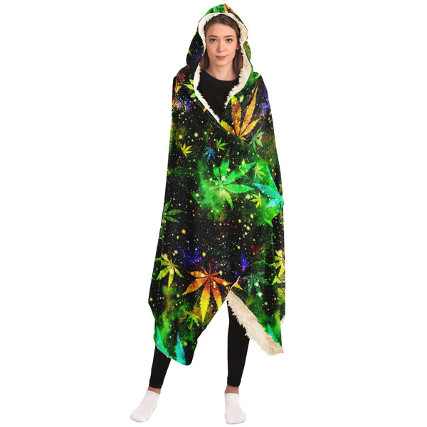 Cannabeast Hooded Blanket AOP - Christmas Gift for Men and Women