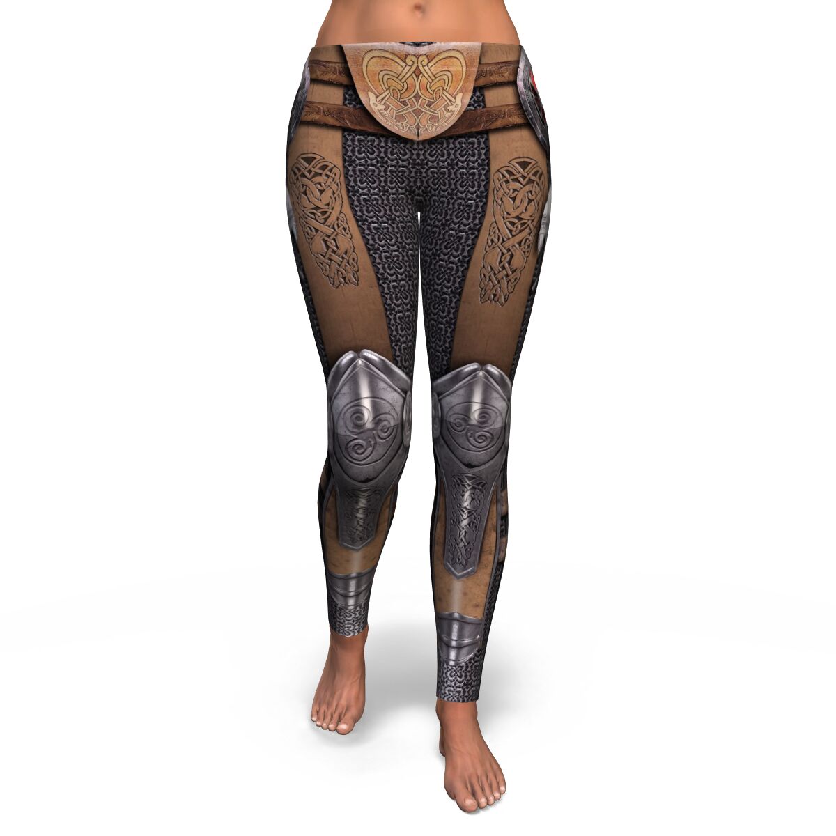 Vikings Warrior 3D Leggings AOP - Halloween/Christmas Gift