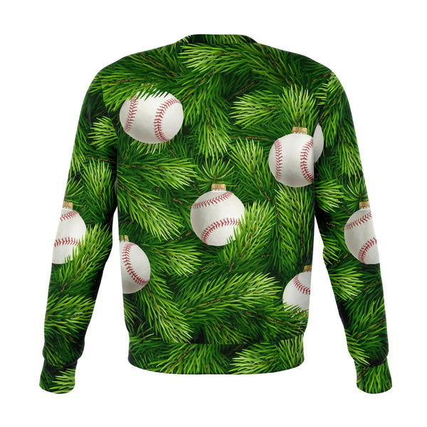 Baseball Tree Ugly Christmas Design Fashion Sweatshirt Xmas Gift