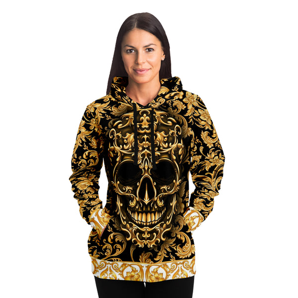 Baroque Skull Fashion Hoodie AOP - Christmas Gift for Men and Women