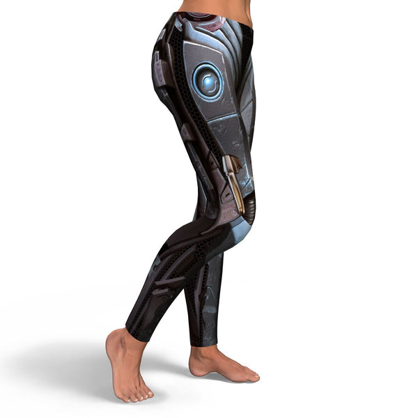 Android AOP Leggings Android Sci-Fi Robot Design - Christmas/Halloween Gift