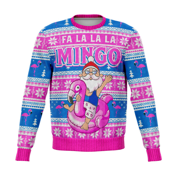 Fa La La La Mingo Athletic Ugly Sweatshirt AOP - Christmas Gift