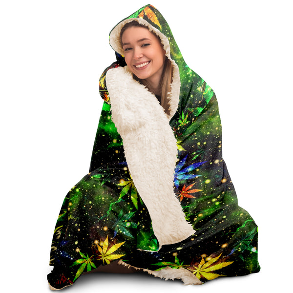 Cannabeast Hooded Blanket AOP - Christmas Gift for Men and Women