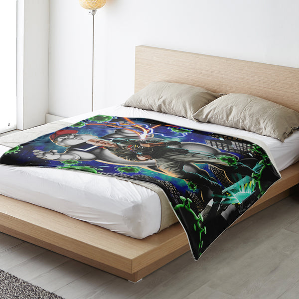 Bidenbuster Funny Premium Microfleece Blanket AOP - Christmas Gift