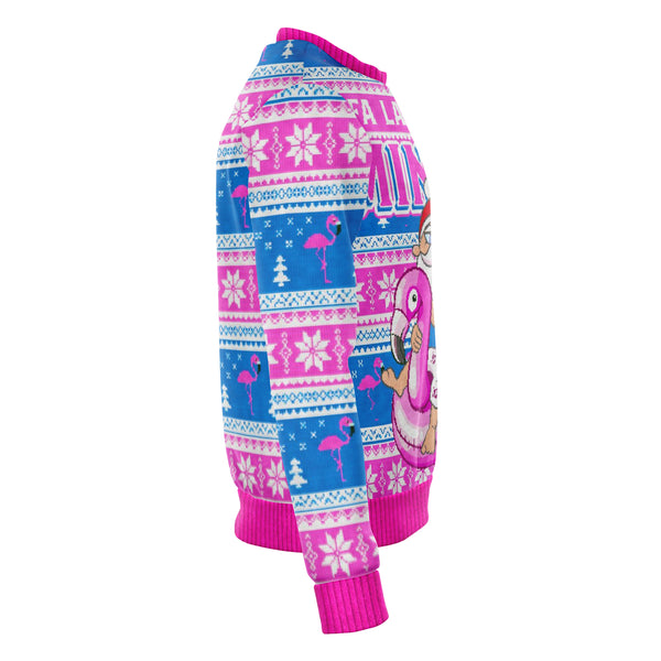 Fa La La La Mingo Athletic Ugly Sweatshirt AOP - Christmas Gift