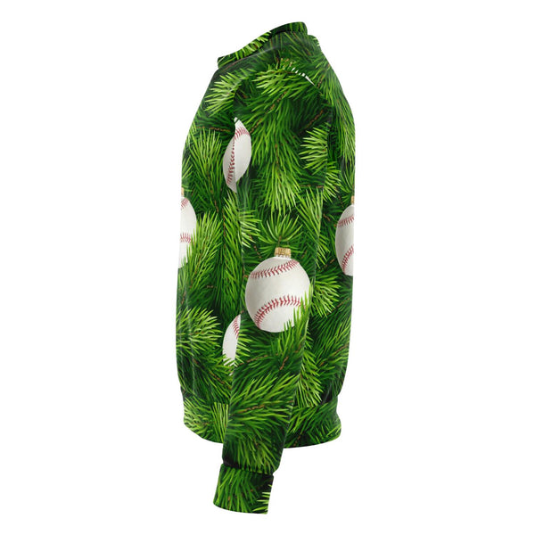 Baseball Tree Ugly Christmas Design Fashion Sweatshirt Xmas Gift