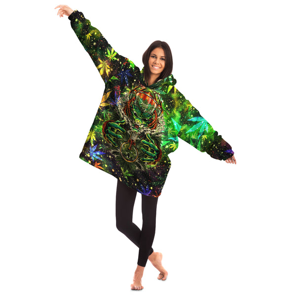 Cannabeast Snug Hoodie AOP - Christmas Gift for Men and Women