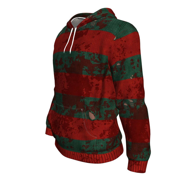 Freddy Krueger Halloween Inspired Hoodie Horror Fancy Dress Costume Sweet Dreams Nightmare