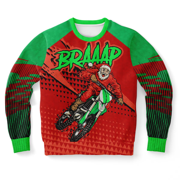 BRAAAP Athletic Ugly Sweatshirt AOP - Christmas Gift