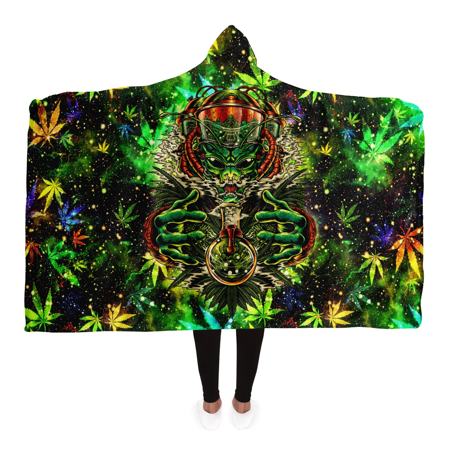 Cannabeast Hooded Blanket AOP - Christmas Gift for Men and Women