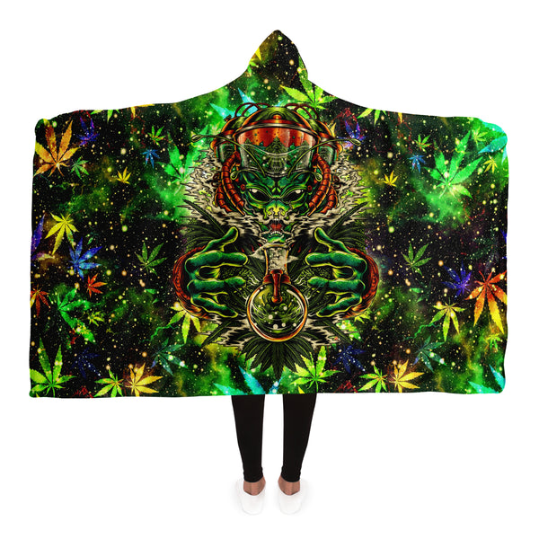 Cannabeast Hooded Blanket AOP - Christmas Gift for Men and Women