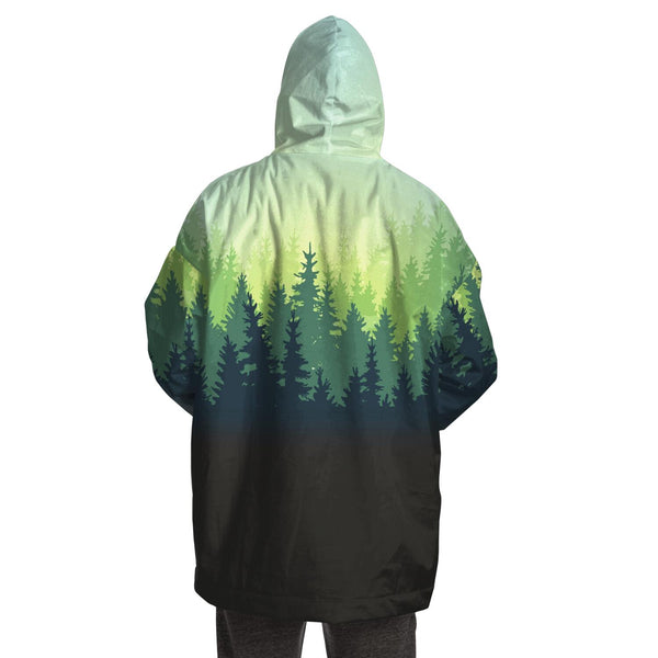 Live Like a Homeless Person Camping Homeless Man - Snug Hoodie AOP