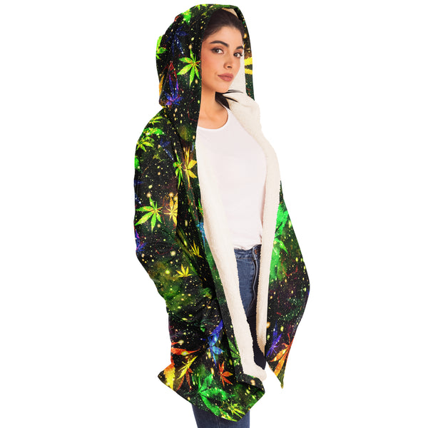 Cannabeast Microfleece Cloak 3D AOP - Christmas Gift for Men and Women