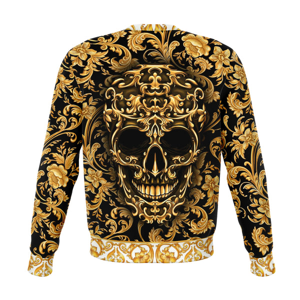 Baroque Skull Fashion Sweatshirt AOP - Christmas Gift for Men and Women
