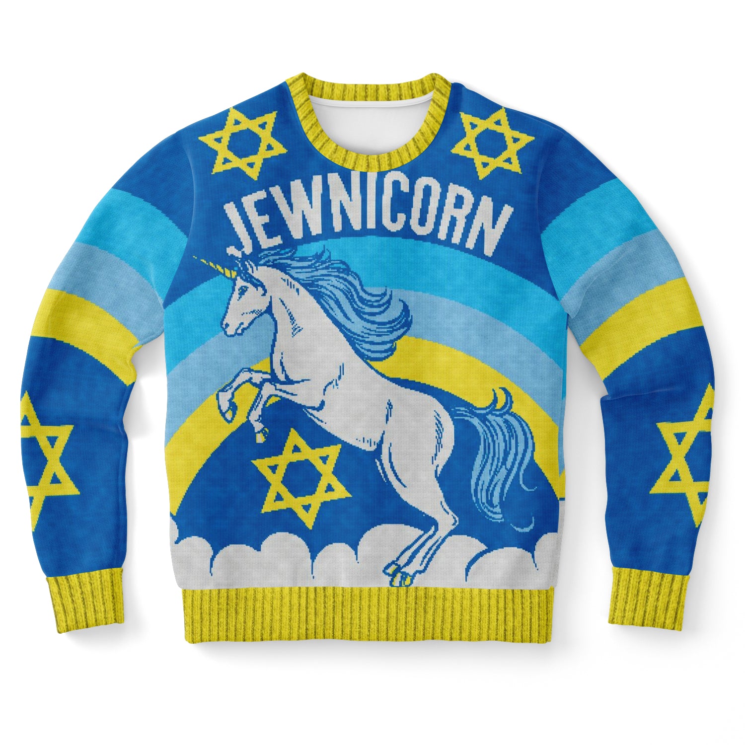 Jewnicorn Fashion Ugly Sweatshirt AOP - Christmas Gift