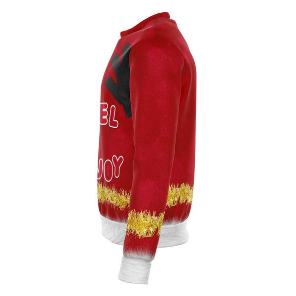 Feel the Joy Athletic Ugly Sweatshirt AOP - Christmas Gift 2020