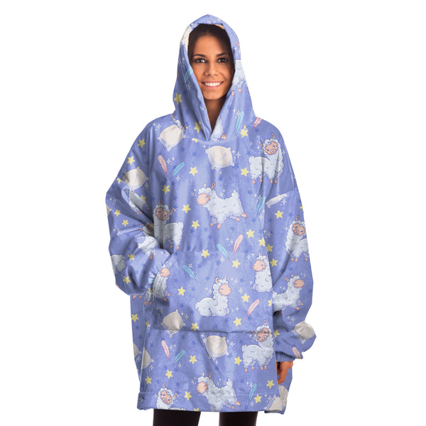 Sleeping Sheep Snug Hoodie AOP - Christmas/Halloween Gift
