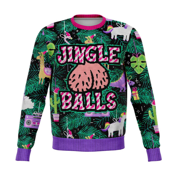 Jingle Balls Ugly Xmas Design - Fashion Sweatshirt
