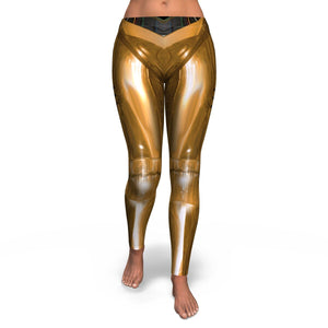 Android AOP Leggings Android Robot Sci-Fi Design - Christmas/Halloween Gift