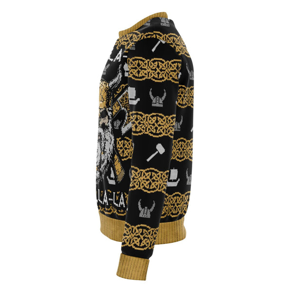 Valhalla-La Vikings Ugly Xmas Designs-Fashion Sweatshirt