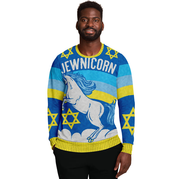 Jewnicorn Fashion Ugly Sweatshirt AOP - Christmas Gift