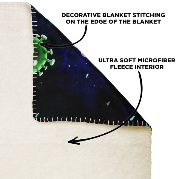 Bidenbuster Funny Premium Microfleece Blanket AOP - Christmas Gift