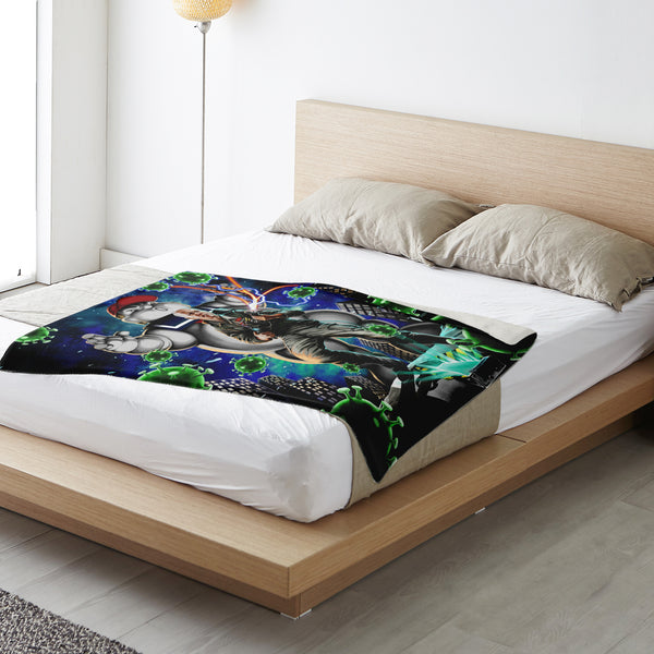 Bidenbuster Funny Premium Microfleece Blanket AOP - Christmas Gift