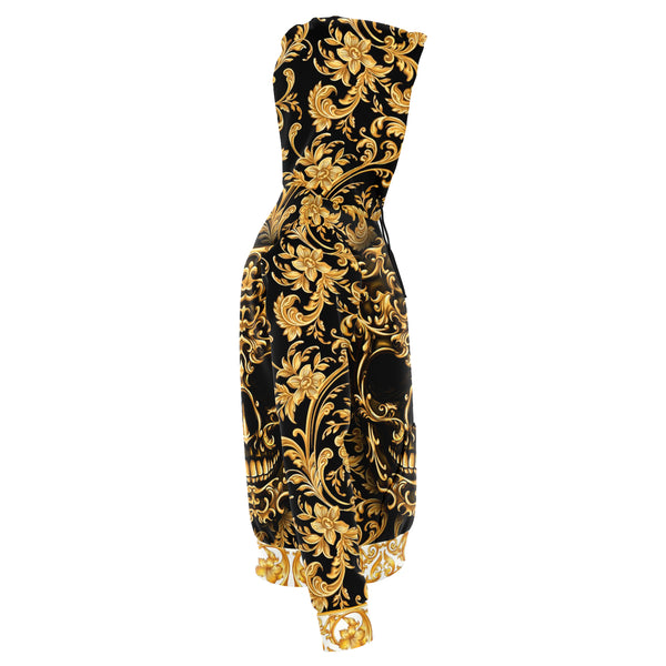 Baroque Skull Athletic Hoodie AOP - Christmas Gift for Men and Women