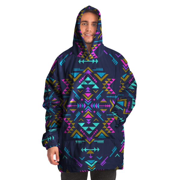 Native American Colors Snug Hoodie AOP - Christmas/Halloween Gift