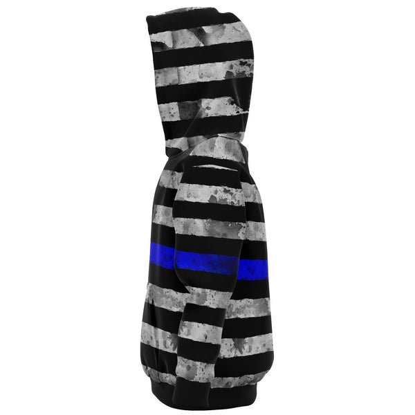 Blue Line Police Design for Xmas - Fashion Kids Hoodie
