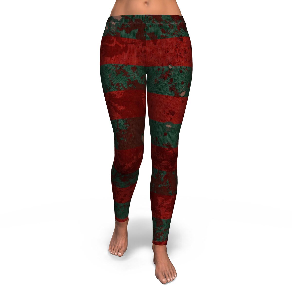 Freddy Halloween Inspired Leggings Horror Fancy Yoga Pants Sweet Dreams Nightmare