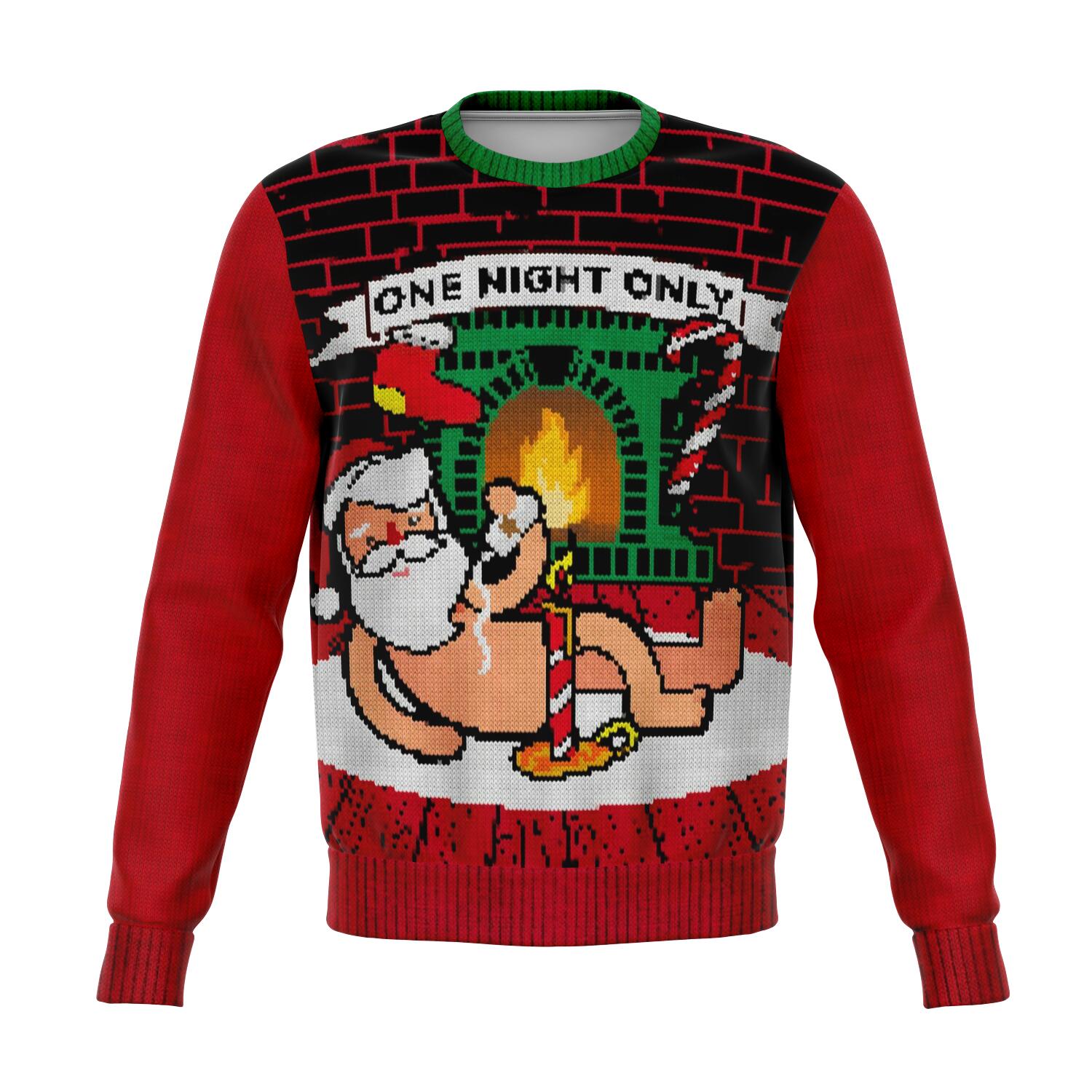 One Night Only Ugly Christmas Sweatshirt Gift Xmas Design