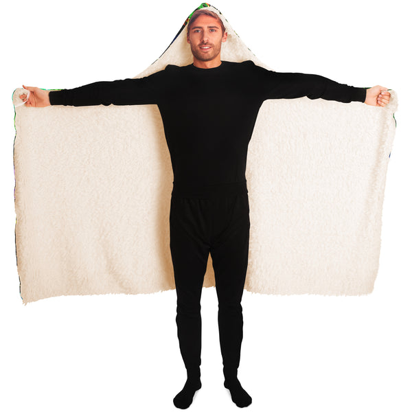 Cannabeast Hooded Blanket AOP - Christmas Gift for Men and Women