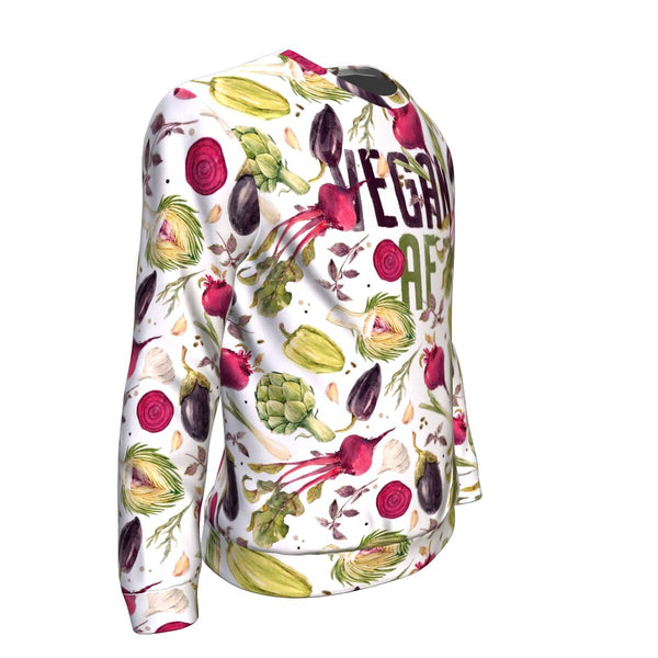 Vegan AF Sweatshirt - Christmas/Halloween Gift for Vegan Life Lovers