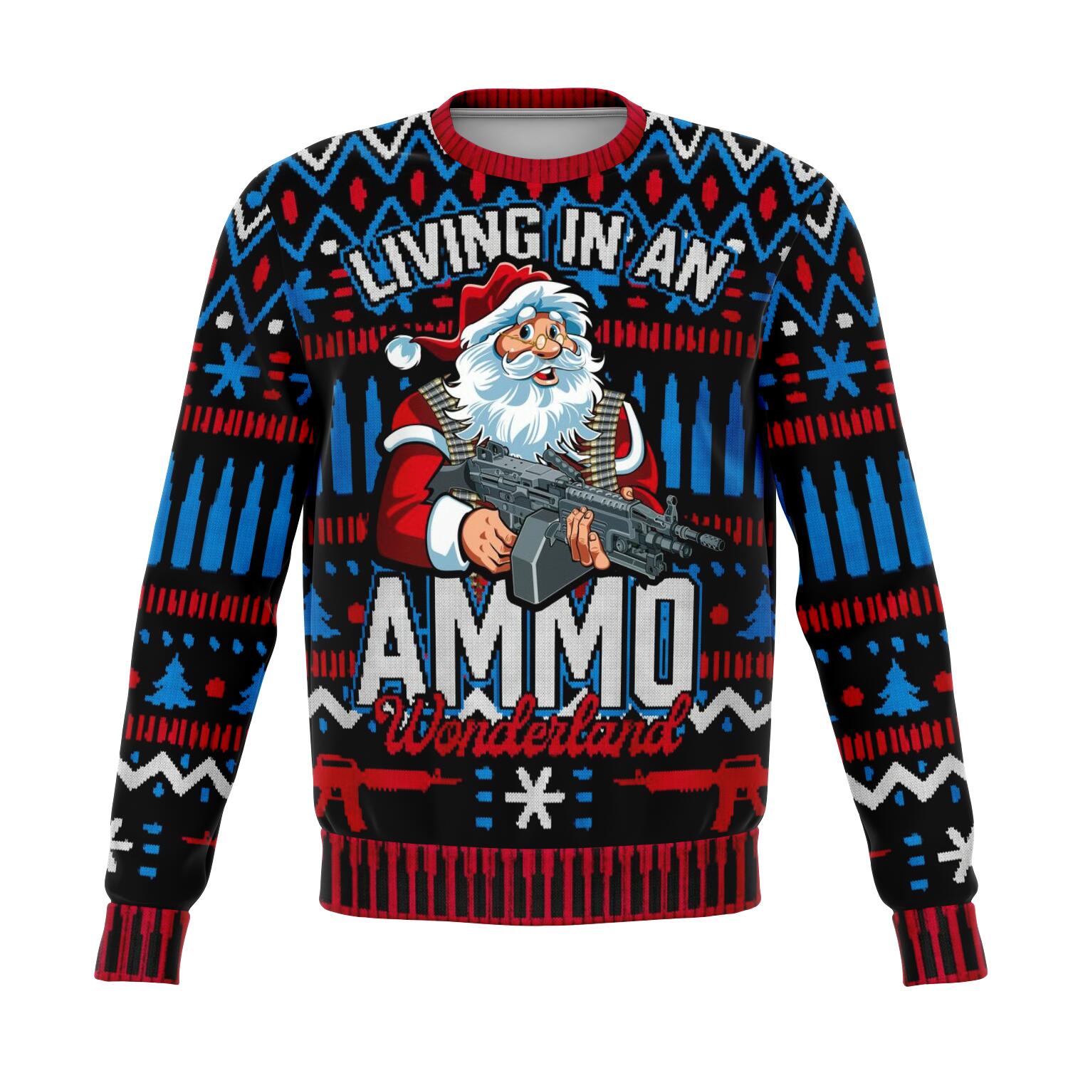 Ammo Wonderland 2nd Amendment Guns Ugly Xmas Design - Christmas/Halloween Gift