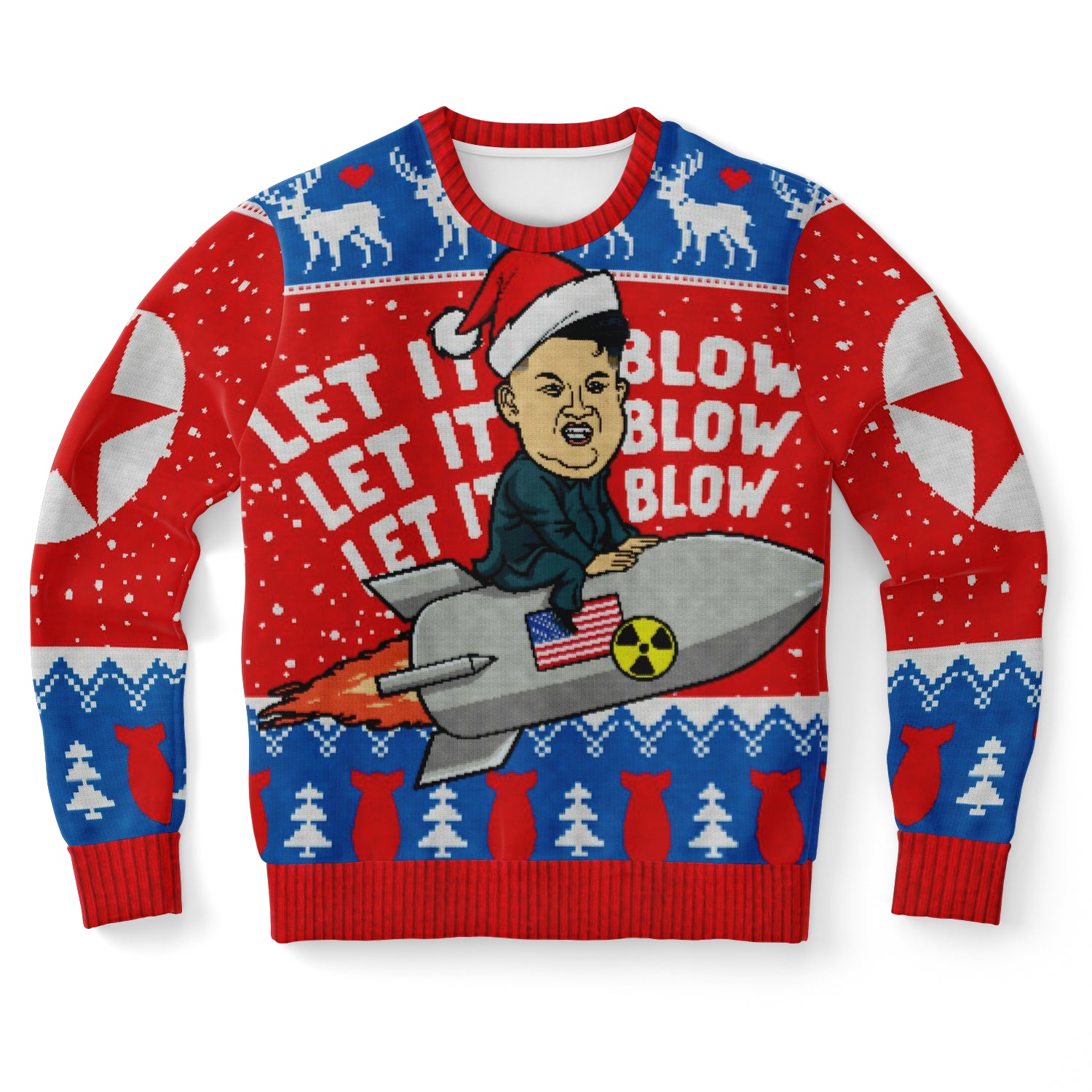 Let it Blow Fashion Ugly Sweatshirt AOP - Christmas Gift
